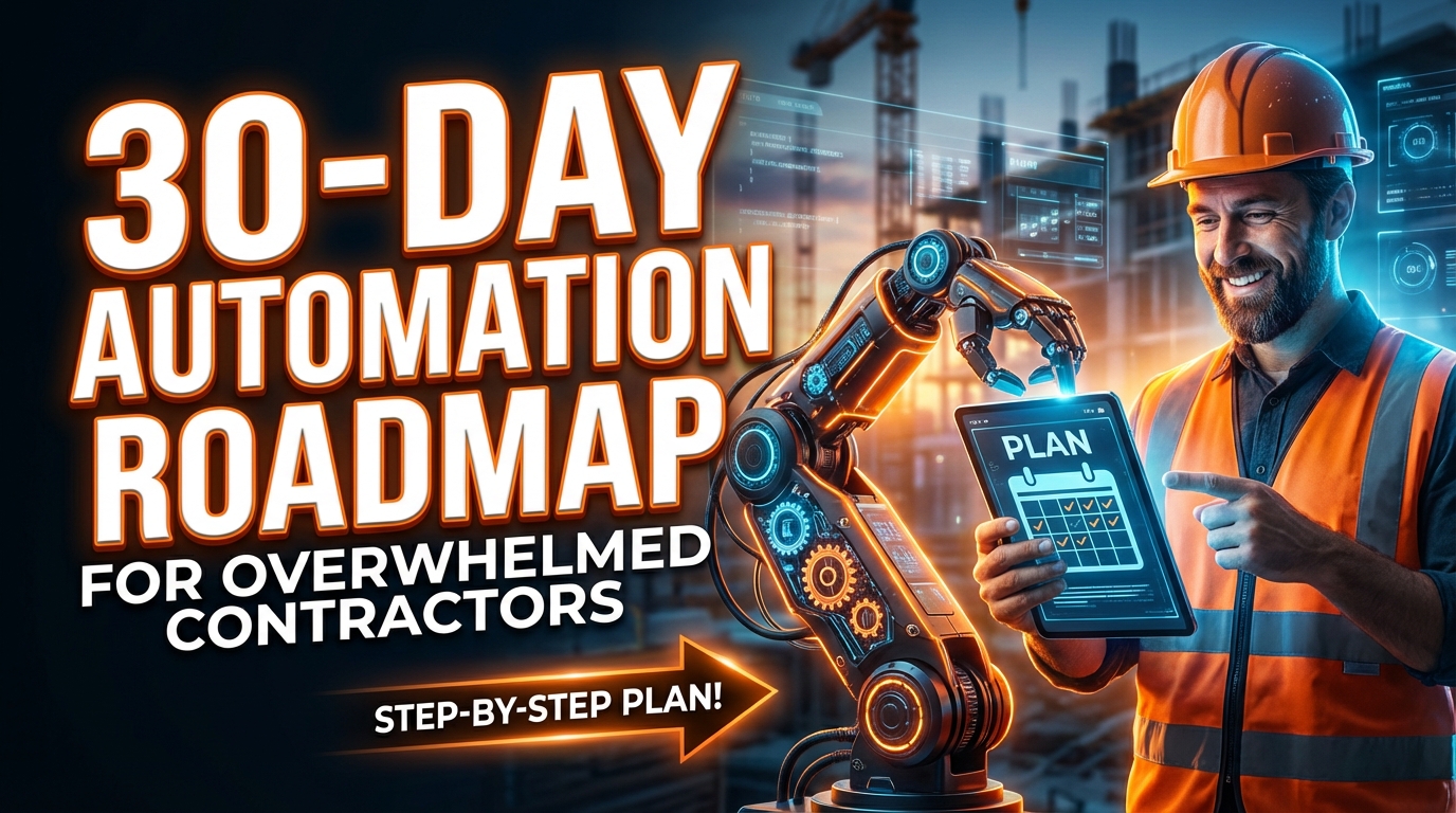 The 30-Day Automation Roadmap for Overwhelmed Contractors
