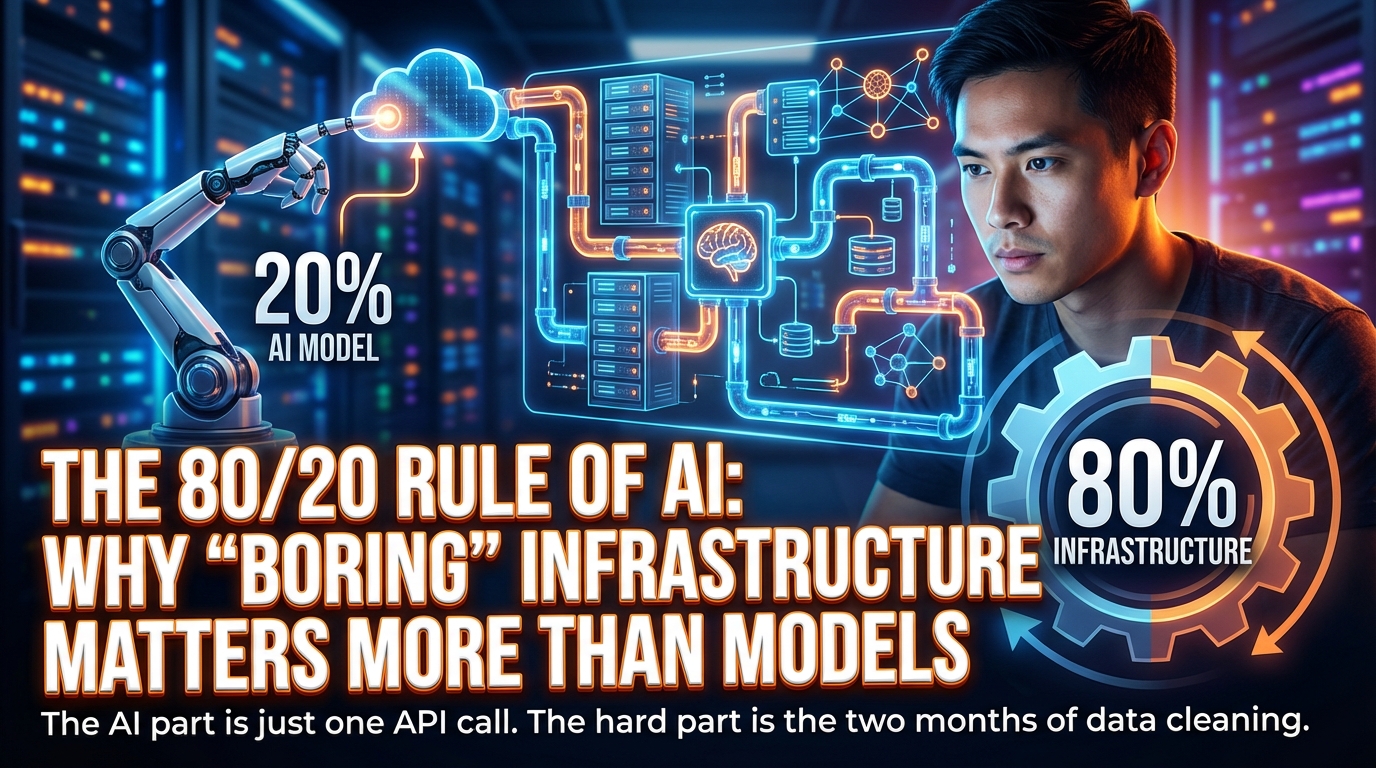 The 80/20 Rule of AI: Why "Boring" Infrastructure Matters More Than Models