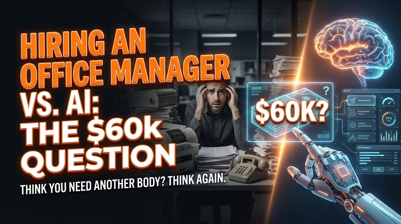Hiring an Office Manager vs. AI: The $60k Question