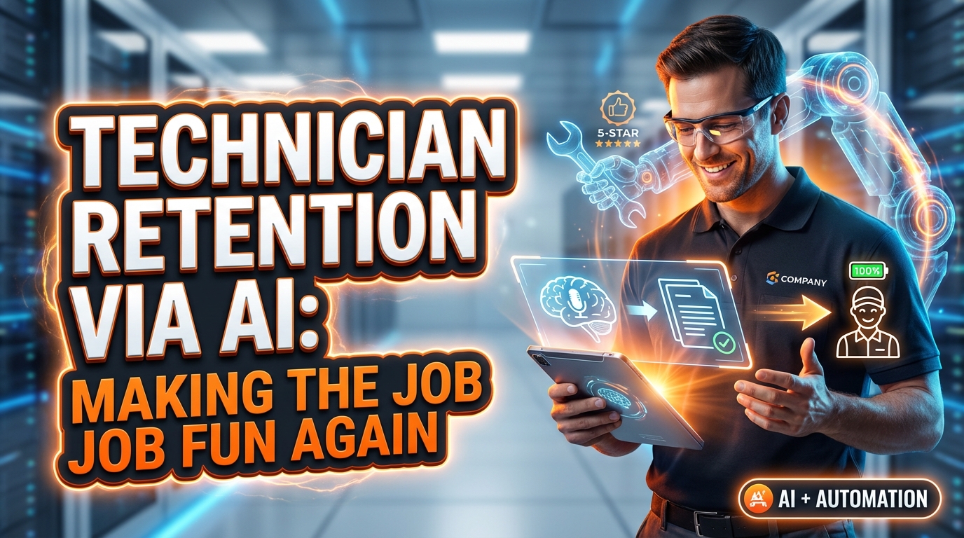 Technician Retention via AI: Making the Job Fun Again
